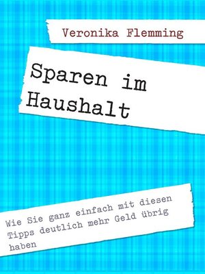cover image of Sparen im Haushalt